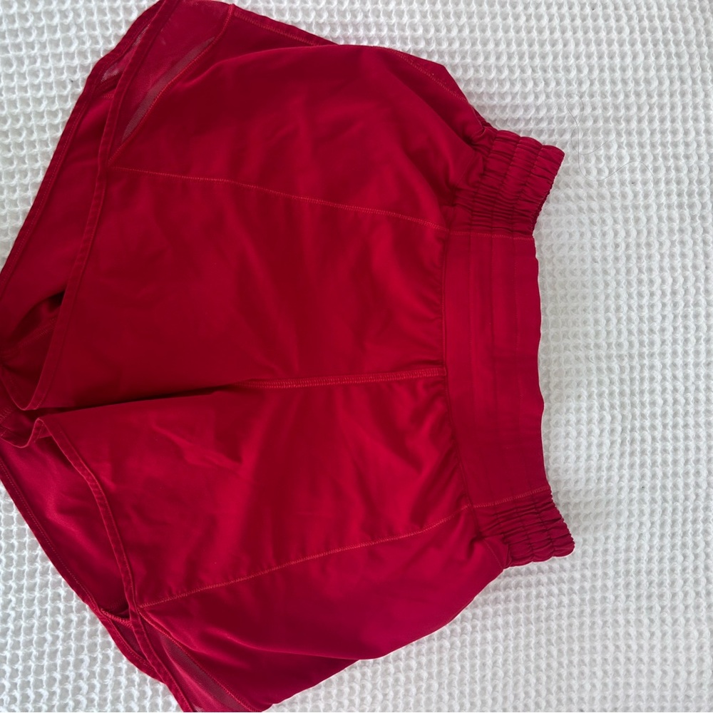 Red Lululemon Shorts